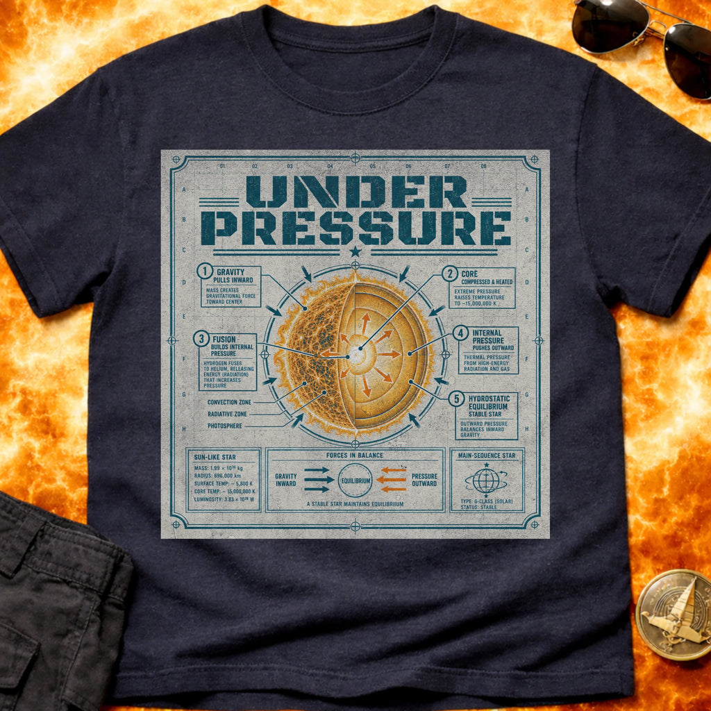 Under Pressure Schematic T-Shirt product image 5