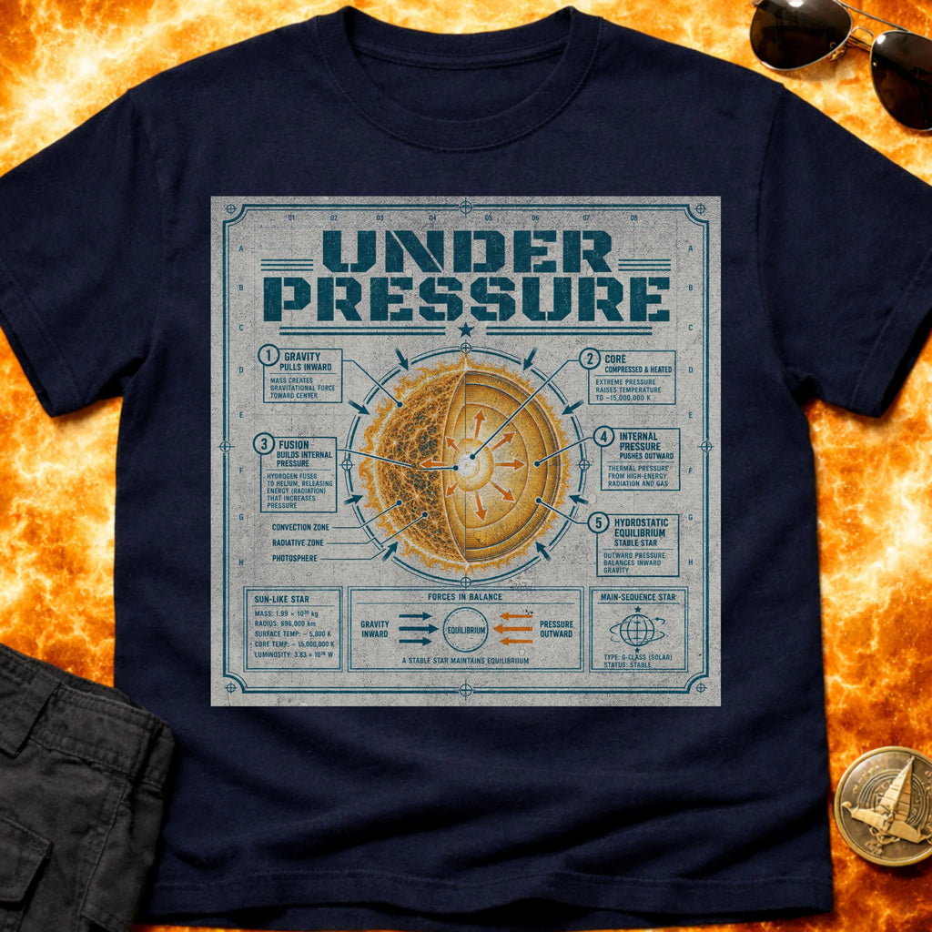 Under Pressure Schematic T-Shirt product image 2