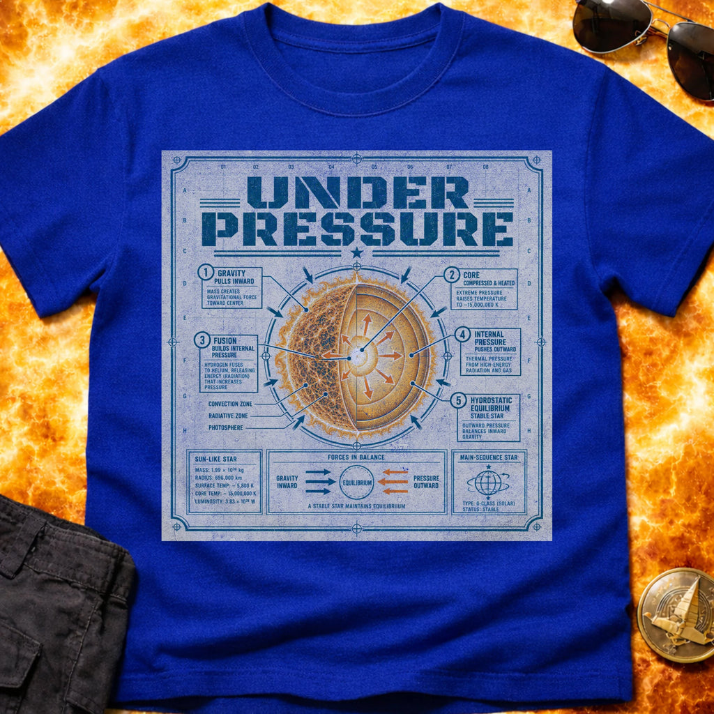 Under Pressure Schematic T-Shirt product image 6
