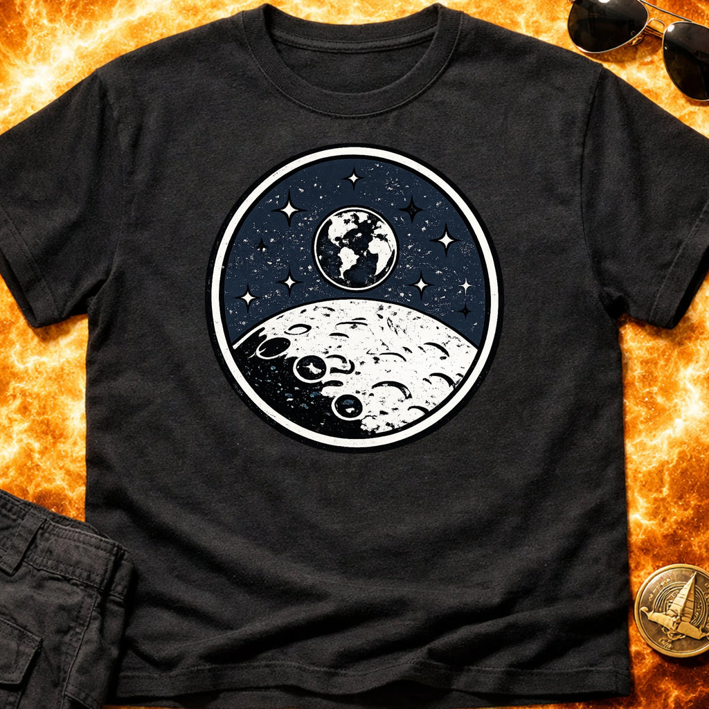 Vintage Earth Horizon T-Shirt product image 1