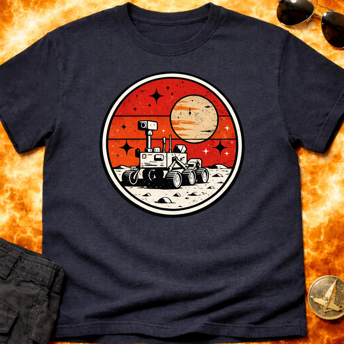 Vintage Mars Rover T-Shirt product image 5