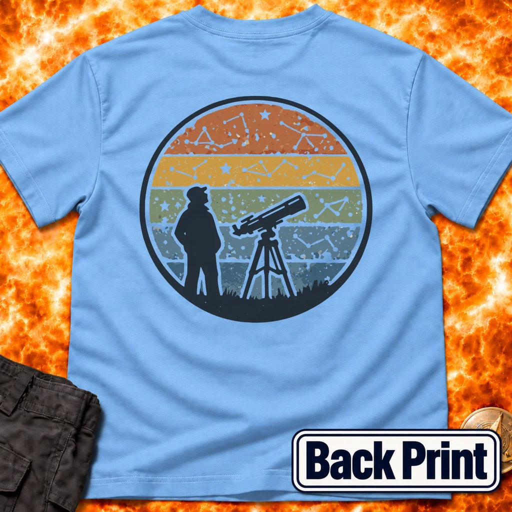 Vintage Stargazer Sunset Back Print T-Shirt product image 3
