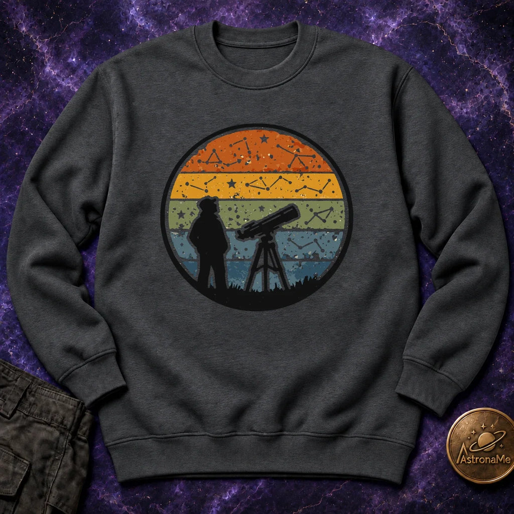 Vintage Stargazer Sunset Crewneck Sweatshirt product image 2
