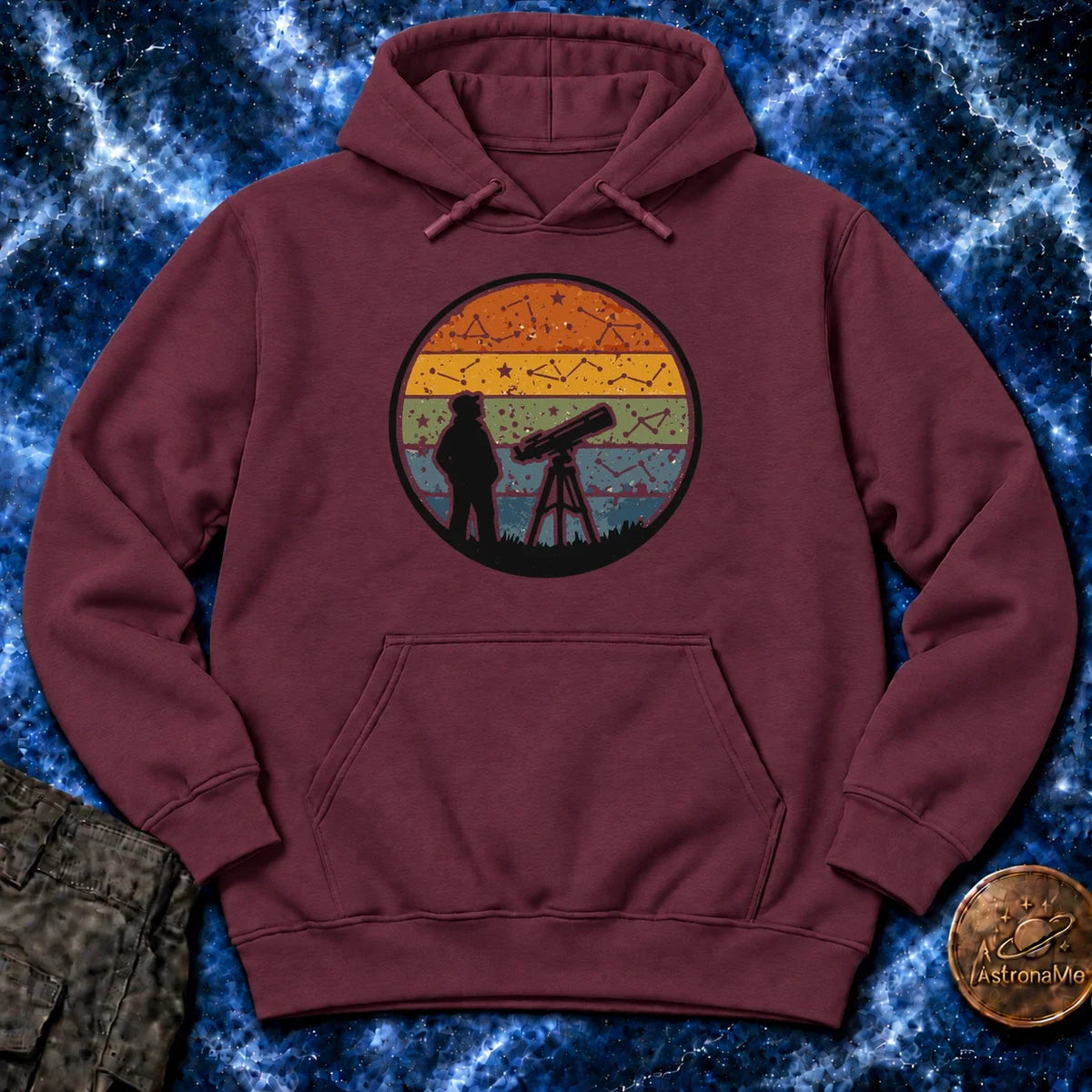 Vintage Stargazer Sunset Hoodie product image 3