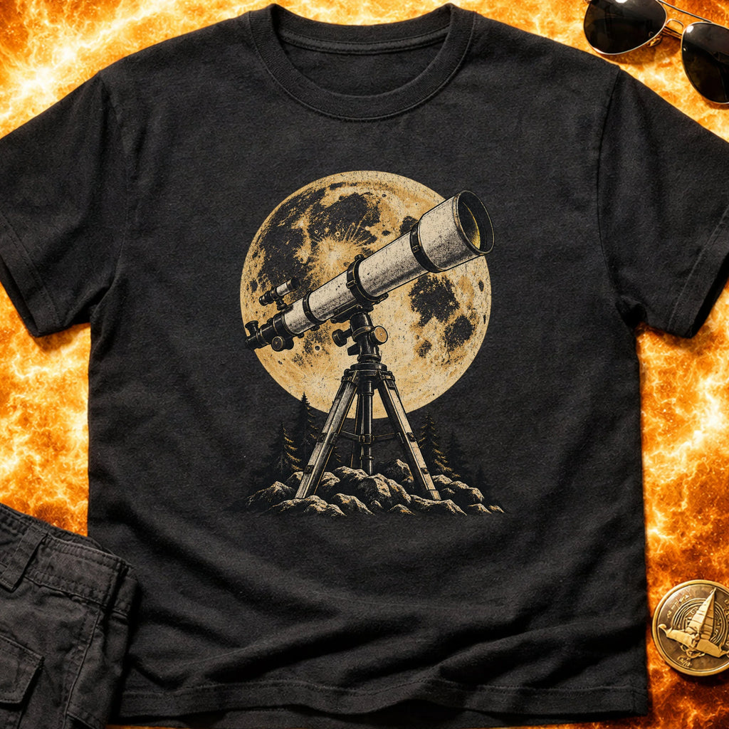 Vintage Telescope Moon T-Shirt product image 5