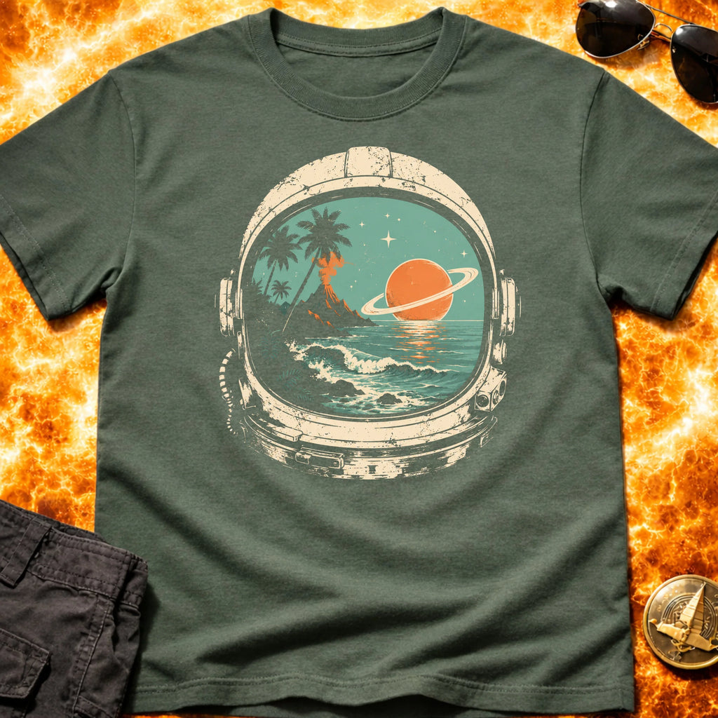 Volcano Saturn Helmet T-Shirt product image 4