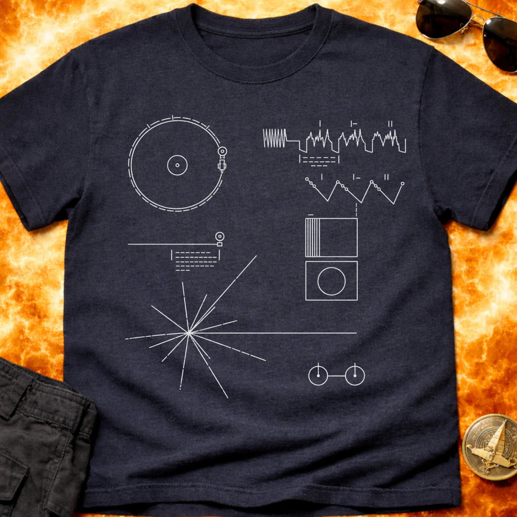 Voyager Earth Design T-Shirt product image 5