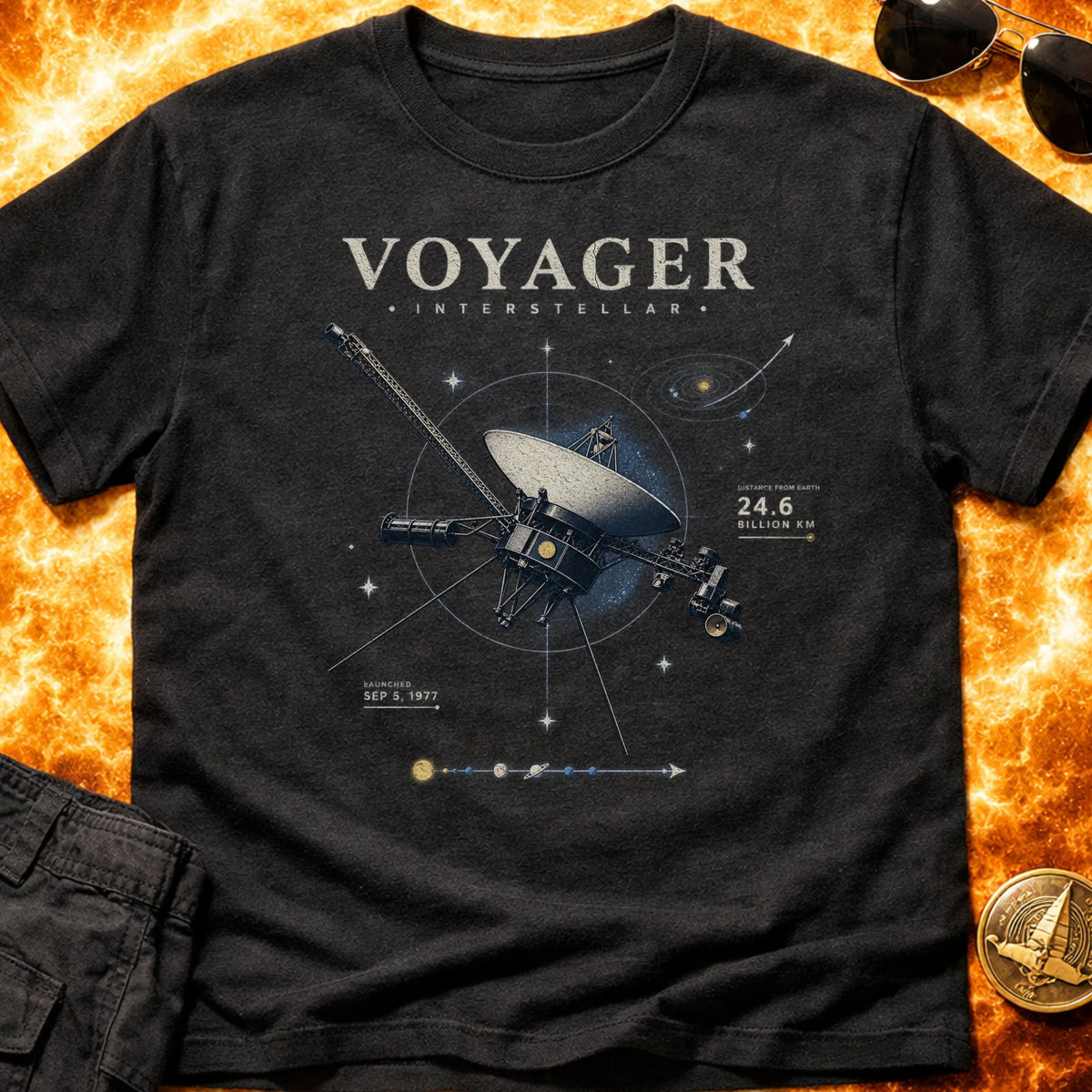Voyager Interstellar T-Shirt product image 1