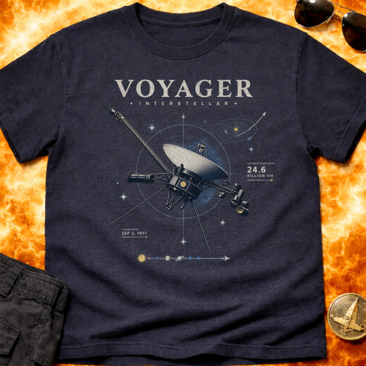 Voyager Interstellar T-Shirt product image 4