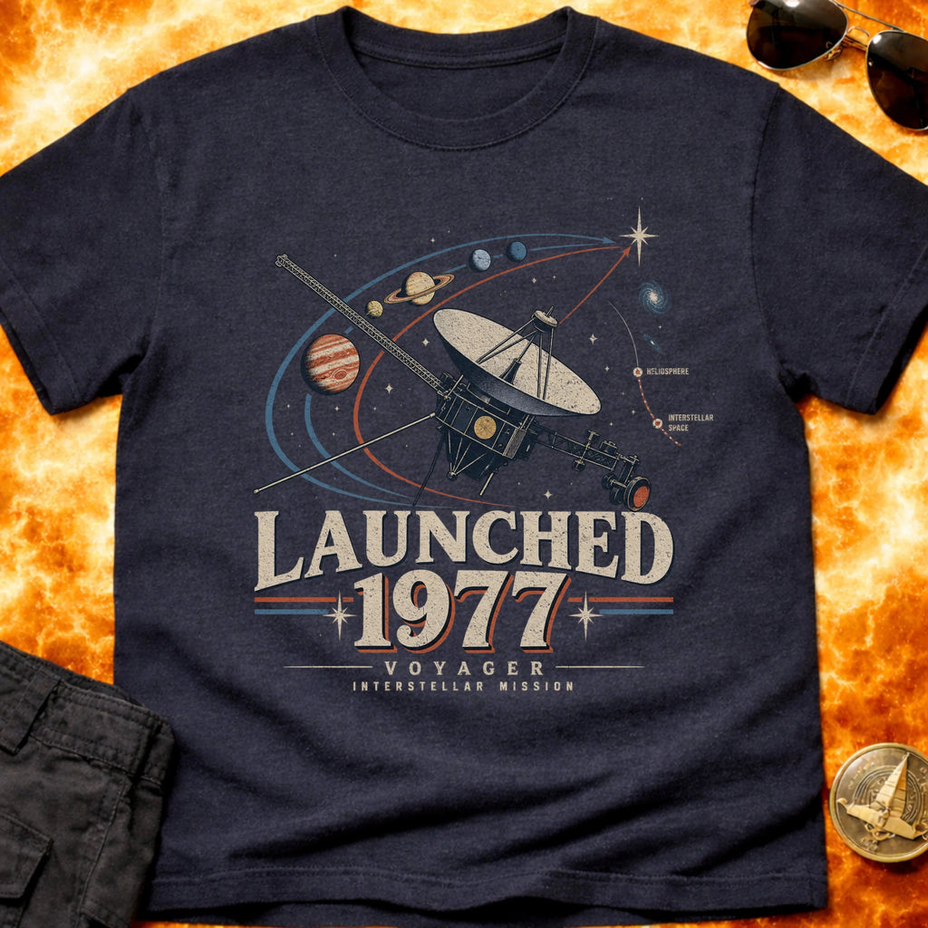 Voyager Launched 1977 Vintage T-Shirt product image 4