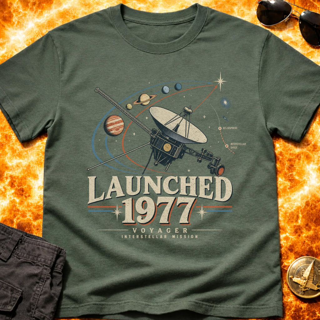 Voyager Launched 1977 Vintage T-Shirt product image 6