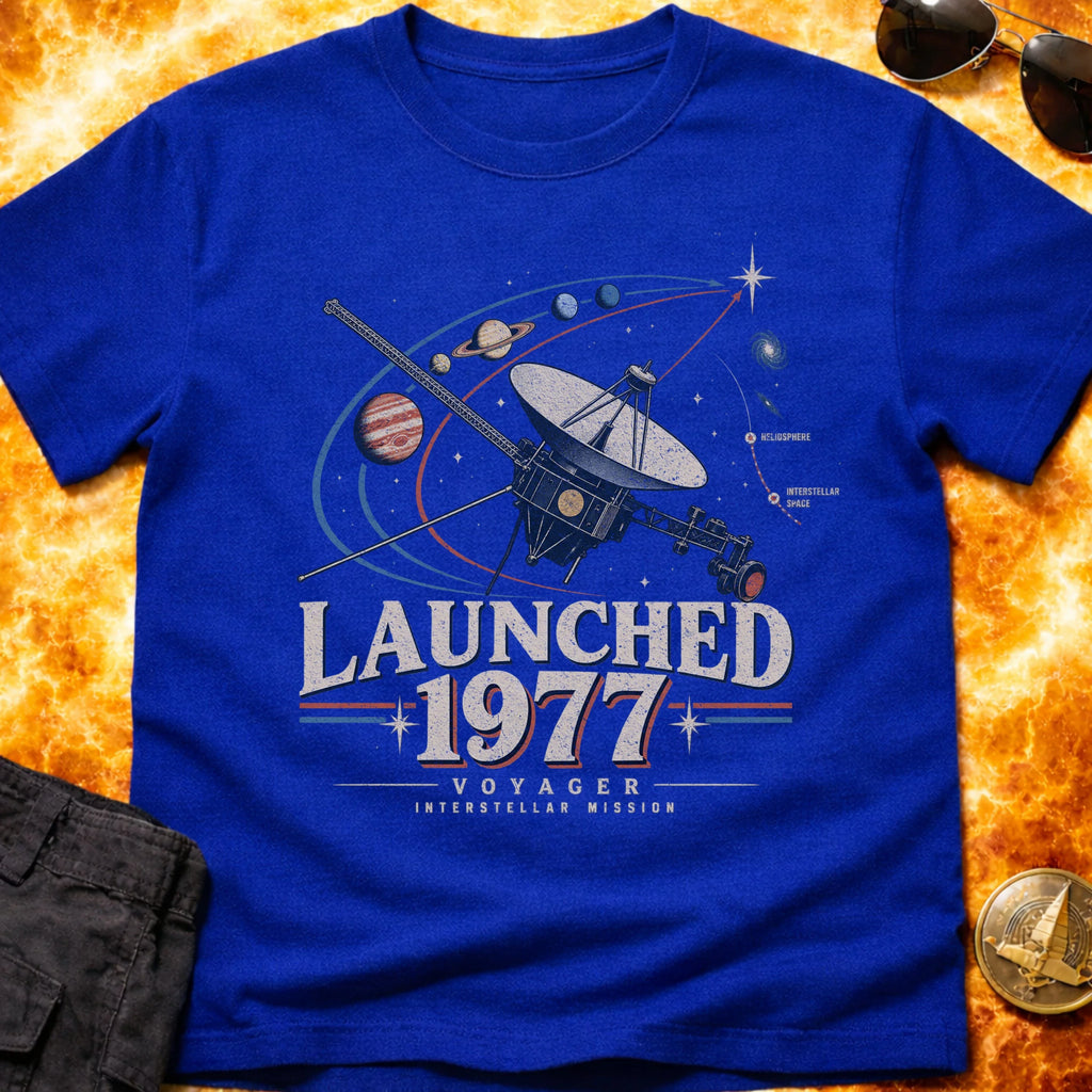 Voyager Launched 1977 Vintage T-Shirt product image 5