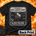 Voyager Light Day Back Print T-Shirt product image 1