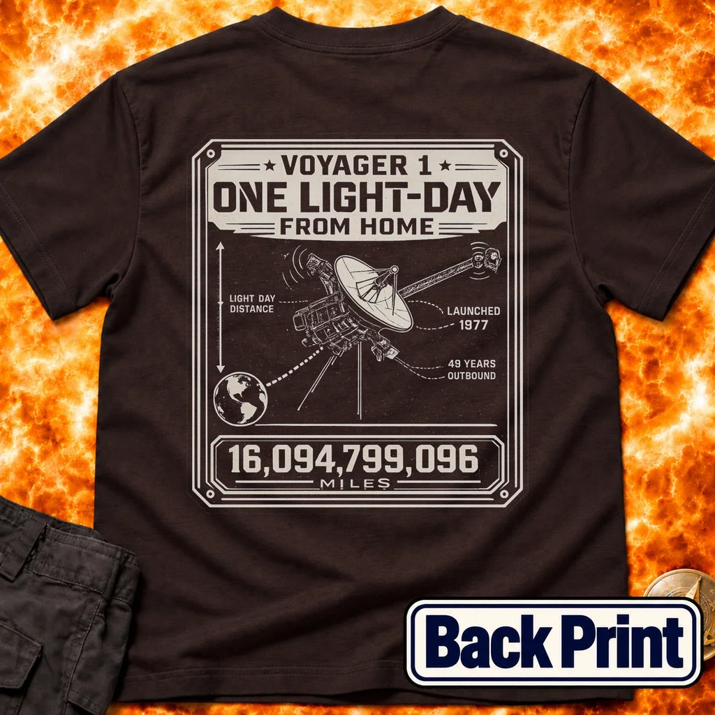 Voyager Light Day Back Print T-Shirt product image 2