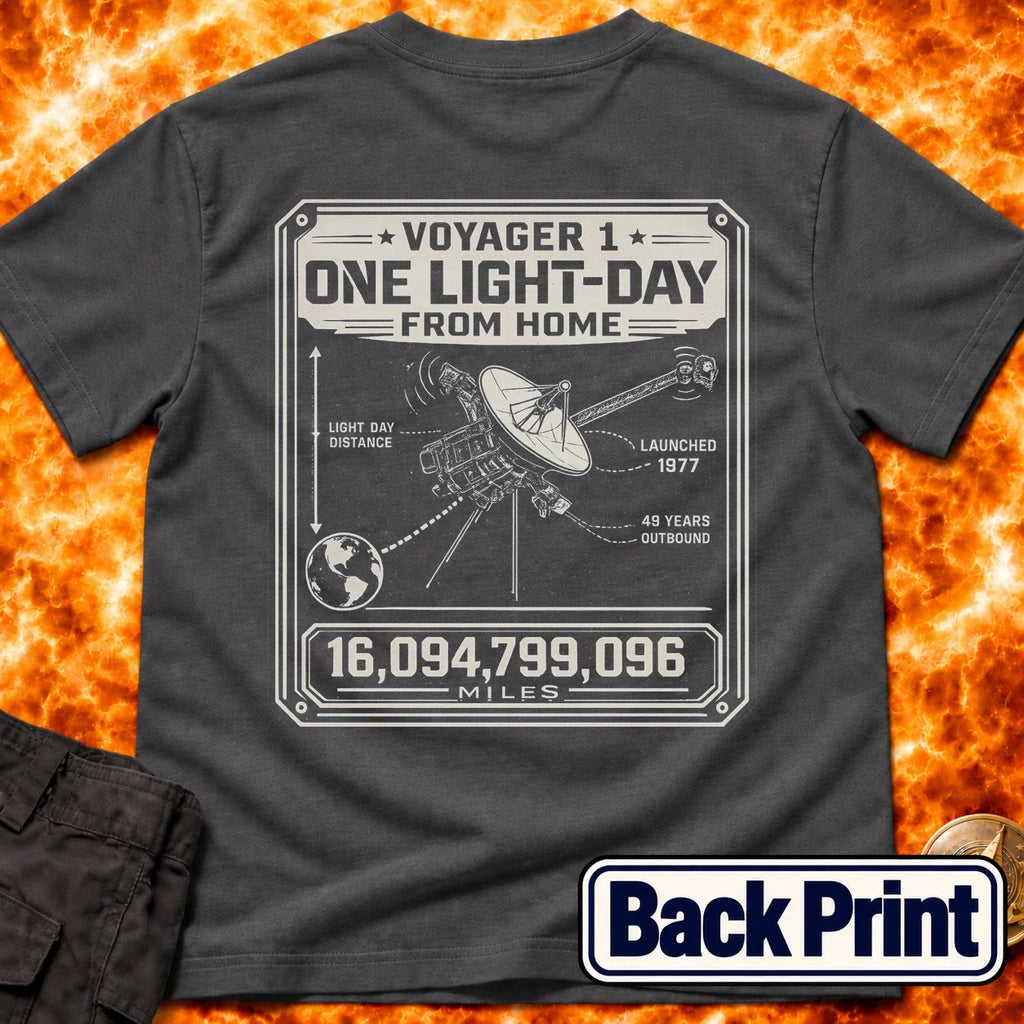 Voyager Light Day Back Print T-Shirt product image 6