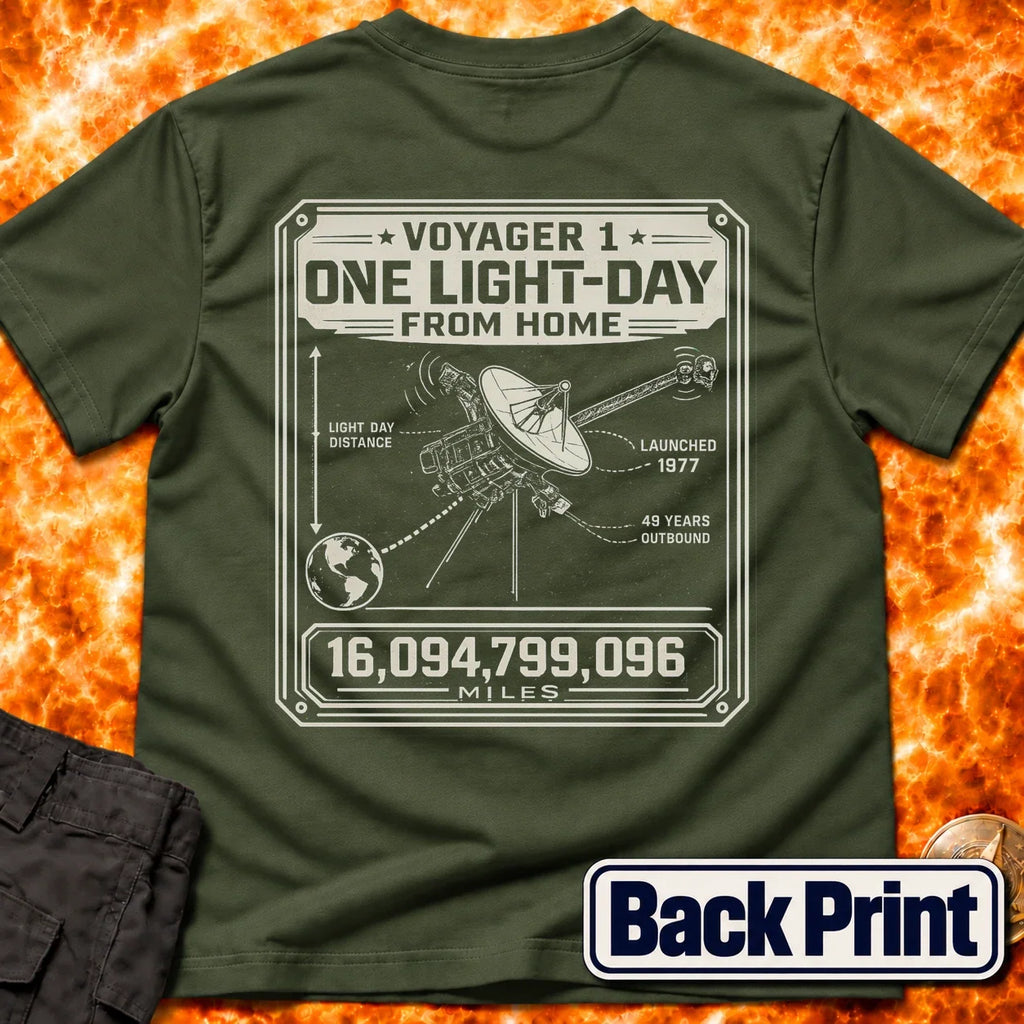 Voyager Light Day Back Print T-Shirt product image 5