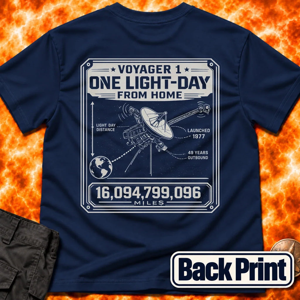 Voyager Light Day Back Print T-Shirt product image 3