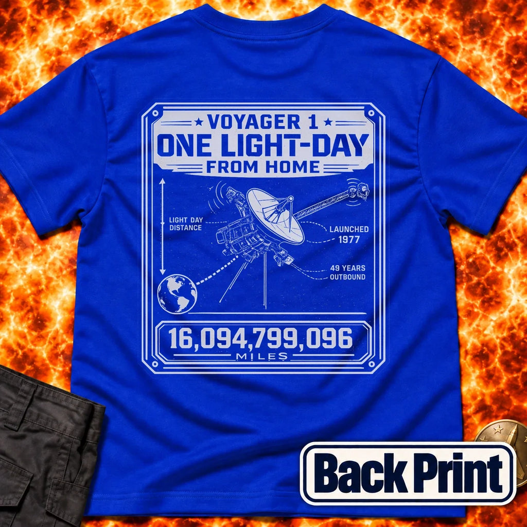 Voyager Light Day Back Print T-Shirt product image 4
