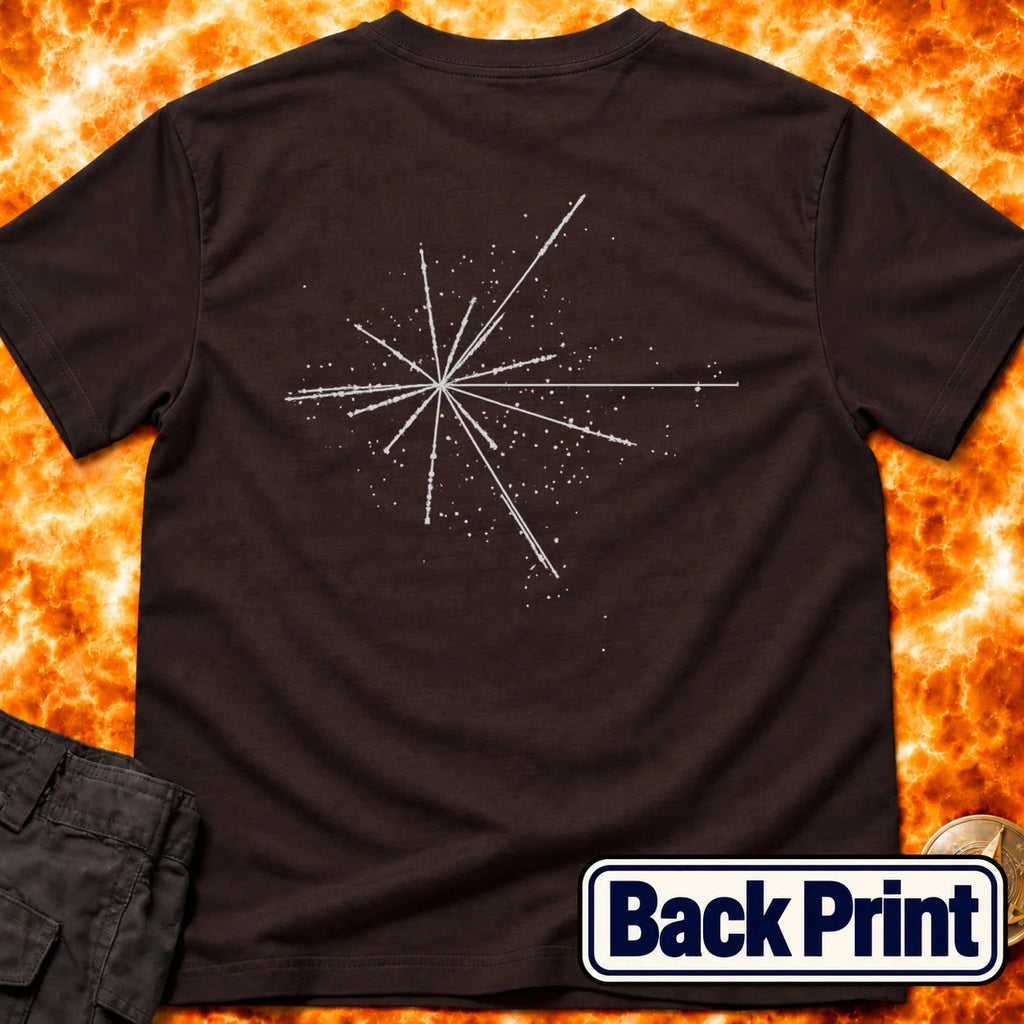 Voyager Pulsar Map Back Print T-Shirt product image 2