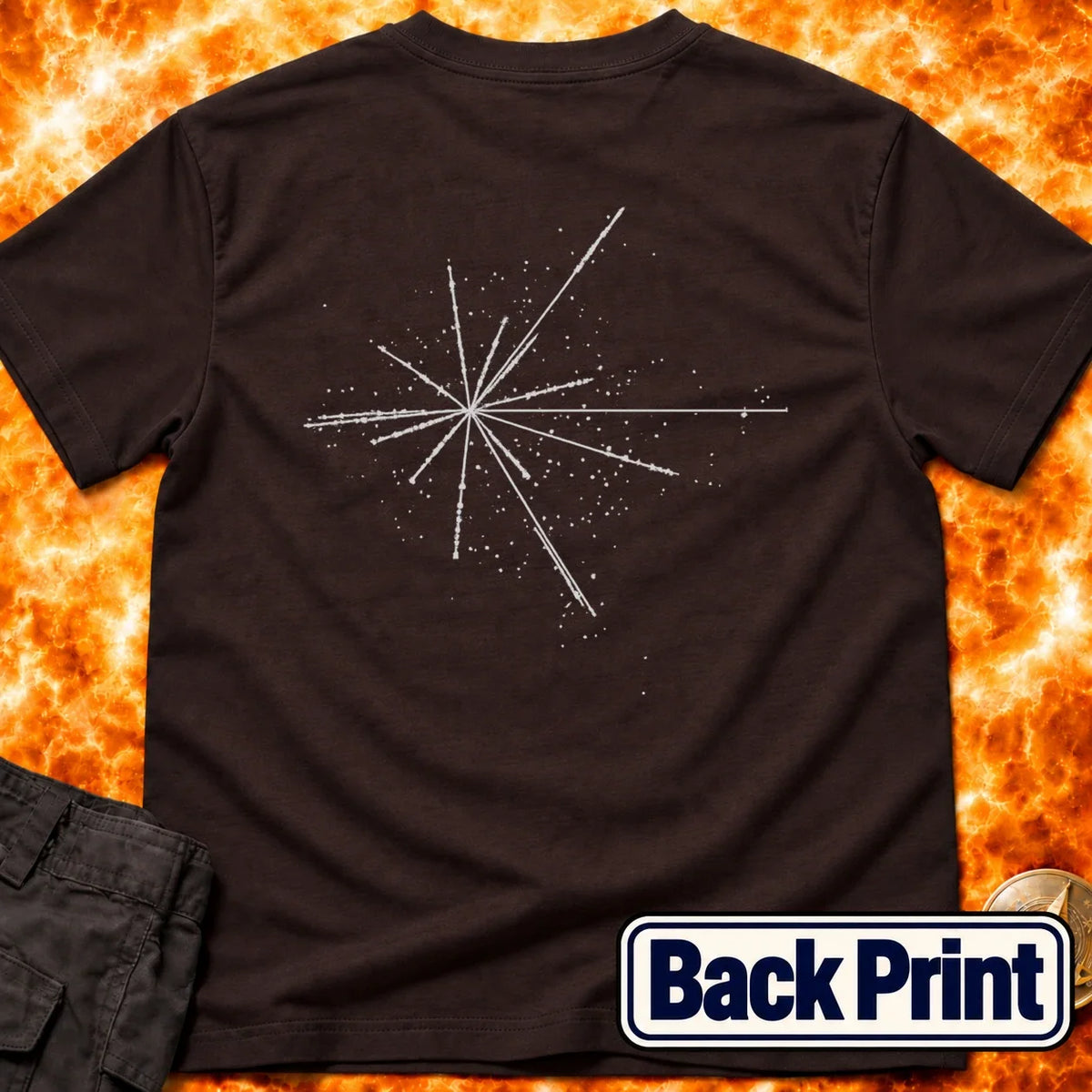 Voyager Pulsar Map Back Print T-Shirt product image 2