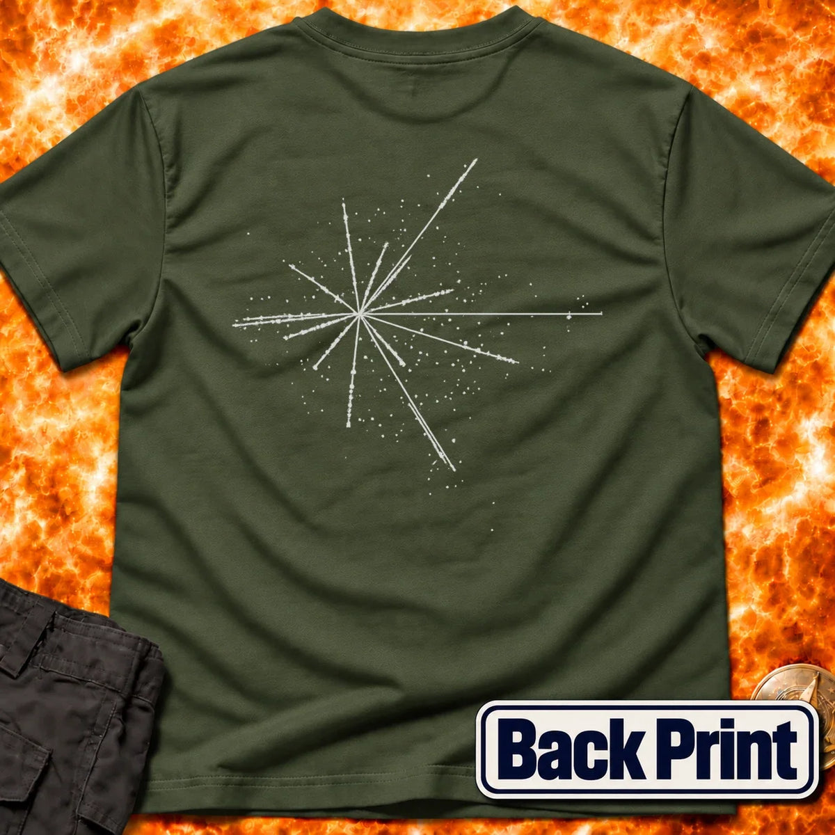 Voyager Pulsar Map Back Print T-Shirt product image 5
