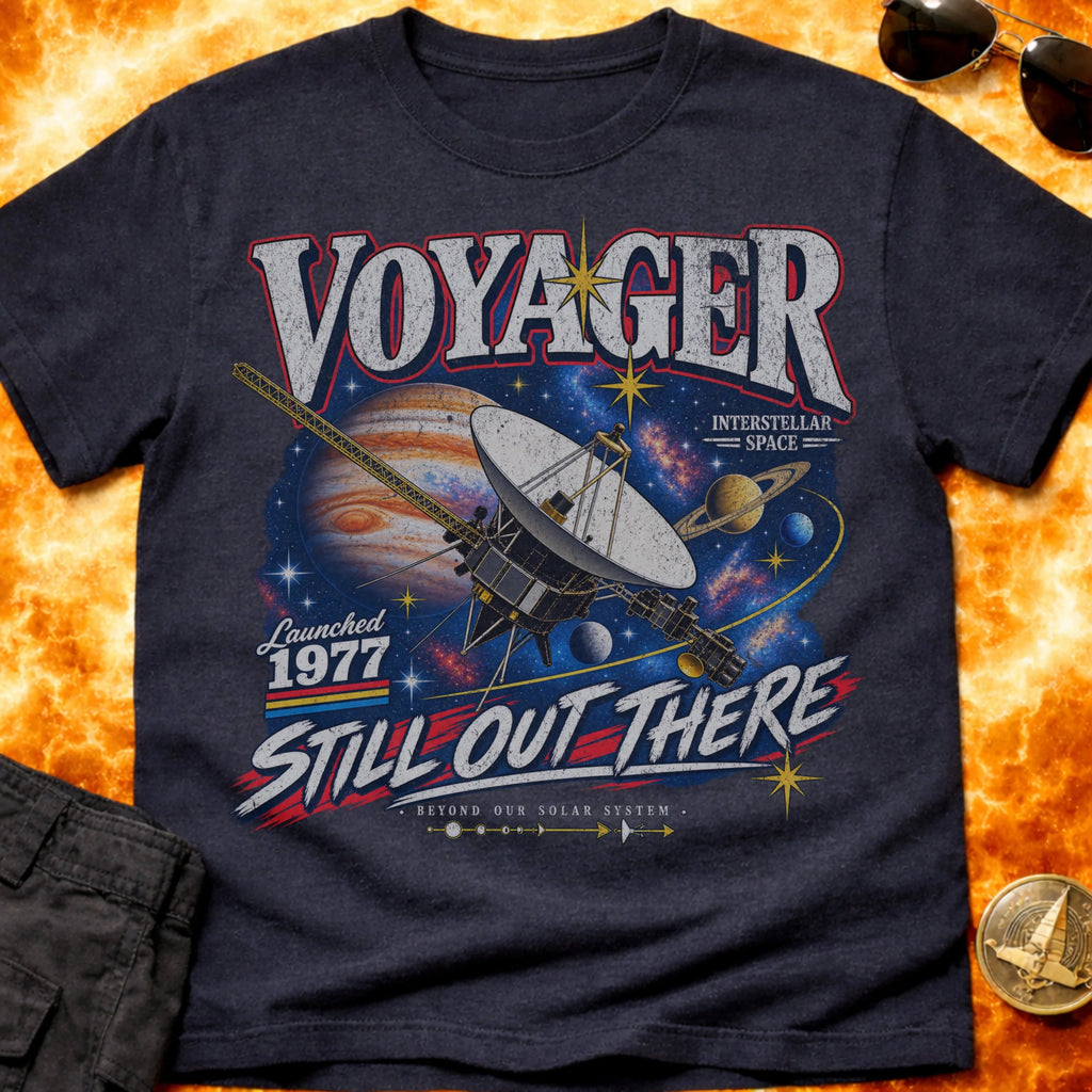 Voyager Still Out There Retro T-Shirt product image 2