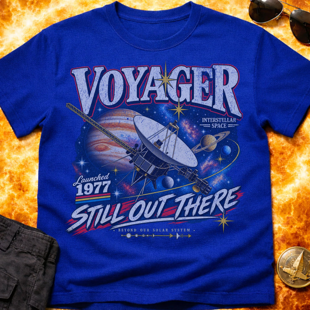 Voyager Still Out There Retro T-Shirt product image 5