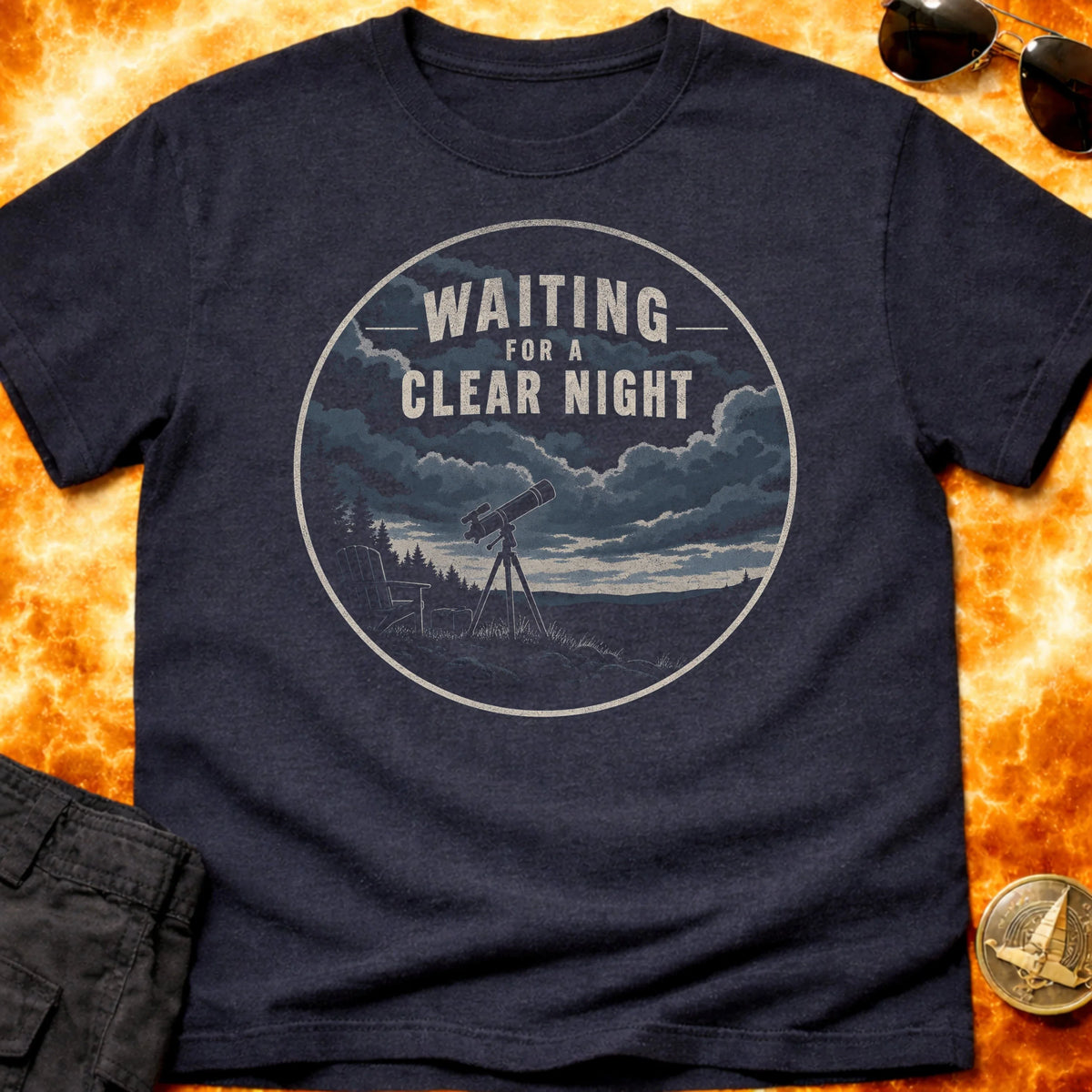 Waiting For A Clear Night T-Shirt product image 1