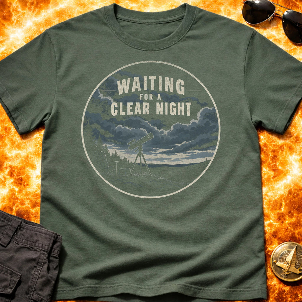 Waiting For A Clear Night T-Shirt product image 6