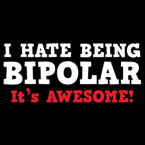 I Hate Being Bipolar It's Awesome T-Shirt product image 2