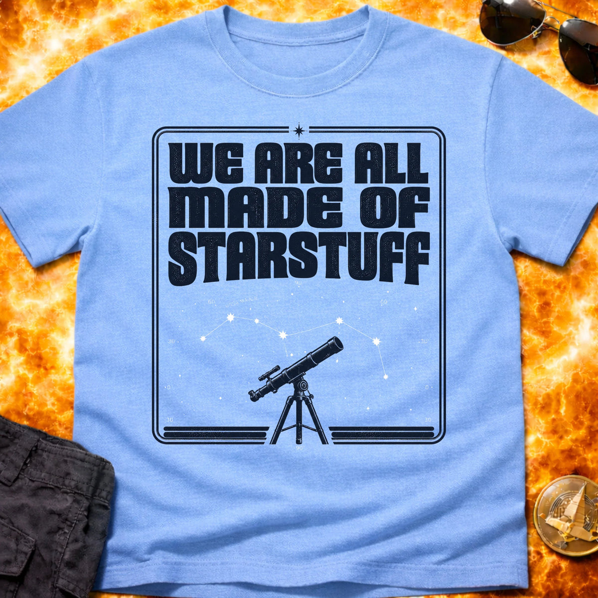 We Are All Made of Star Stuff Telescope T-Shirt product image 2