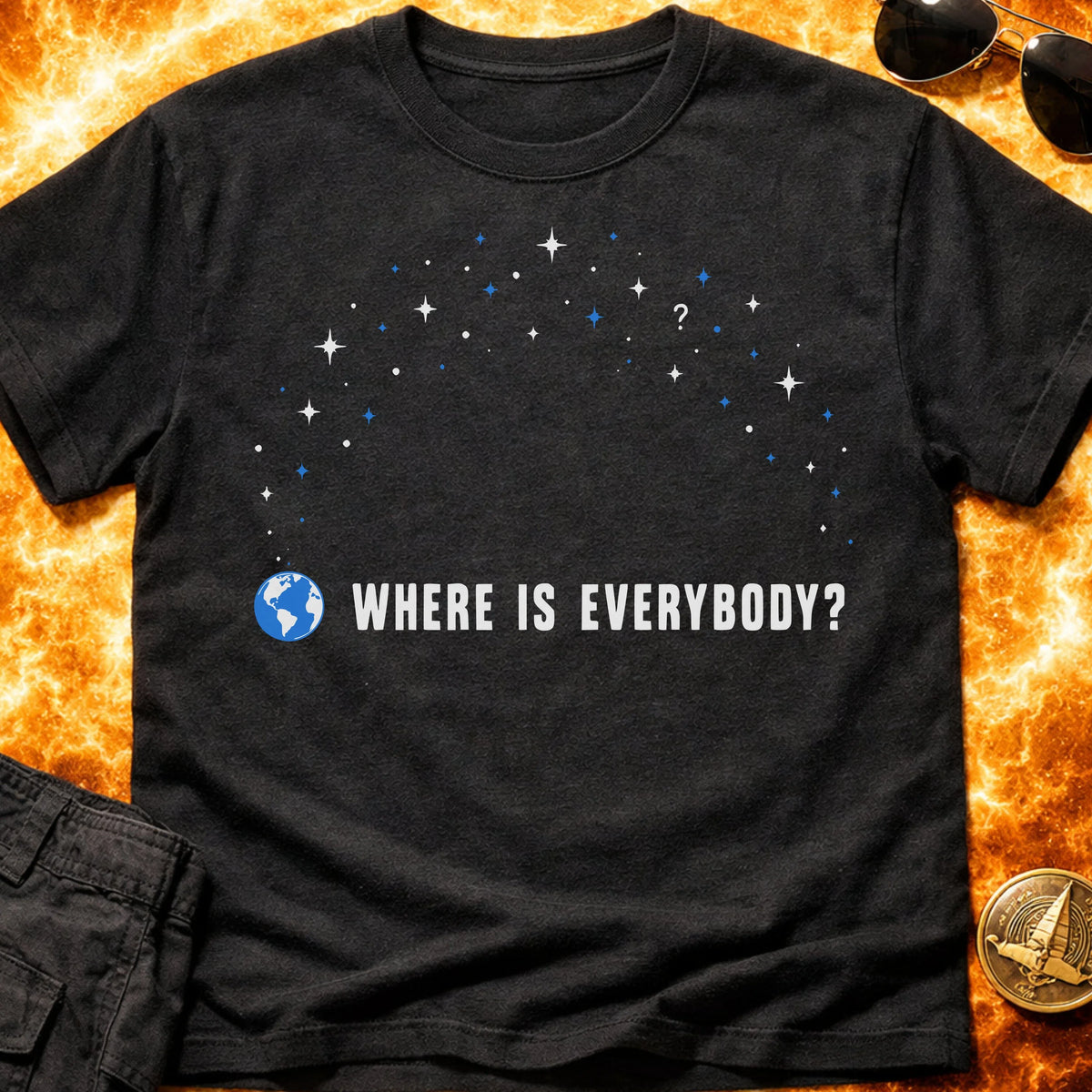 Where Is Everybody T-Shirt product image 3