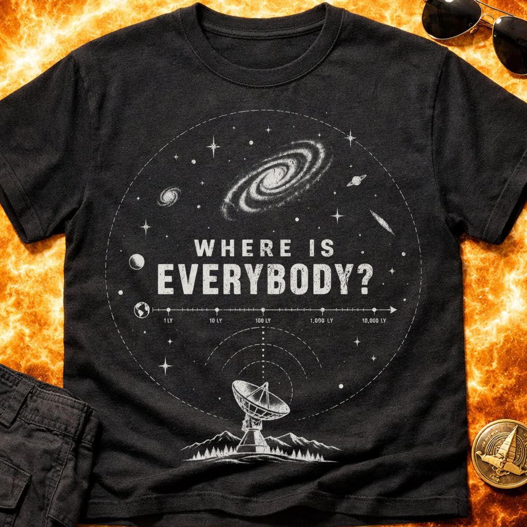 Where Is Everybody T-Shirt product image 2