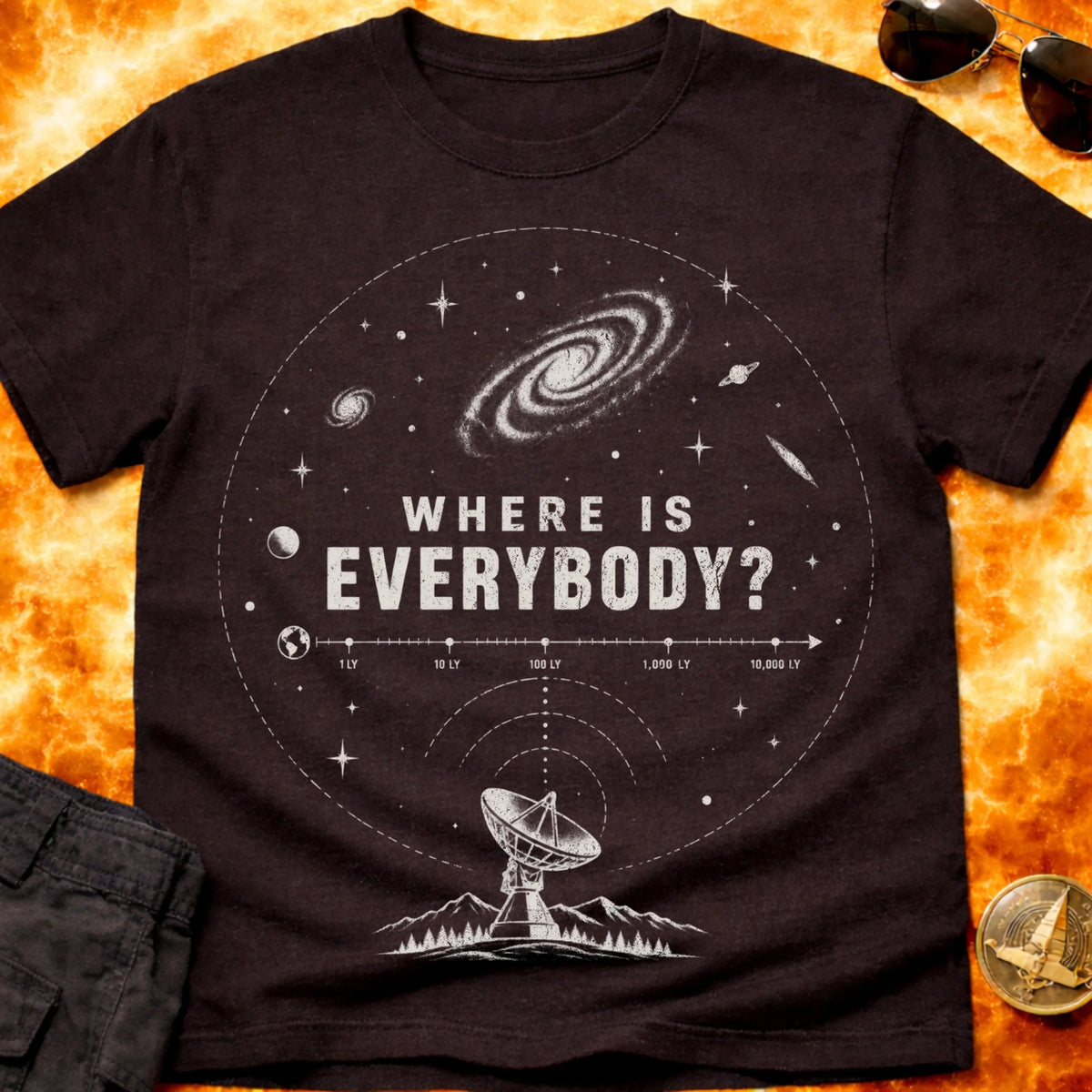 Where Is Everybody T-Shirt product image 3