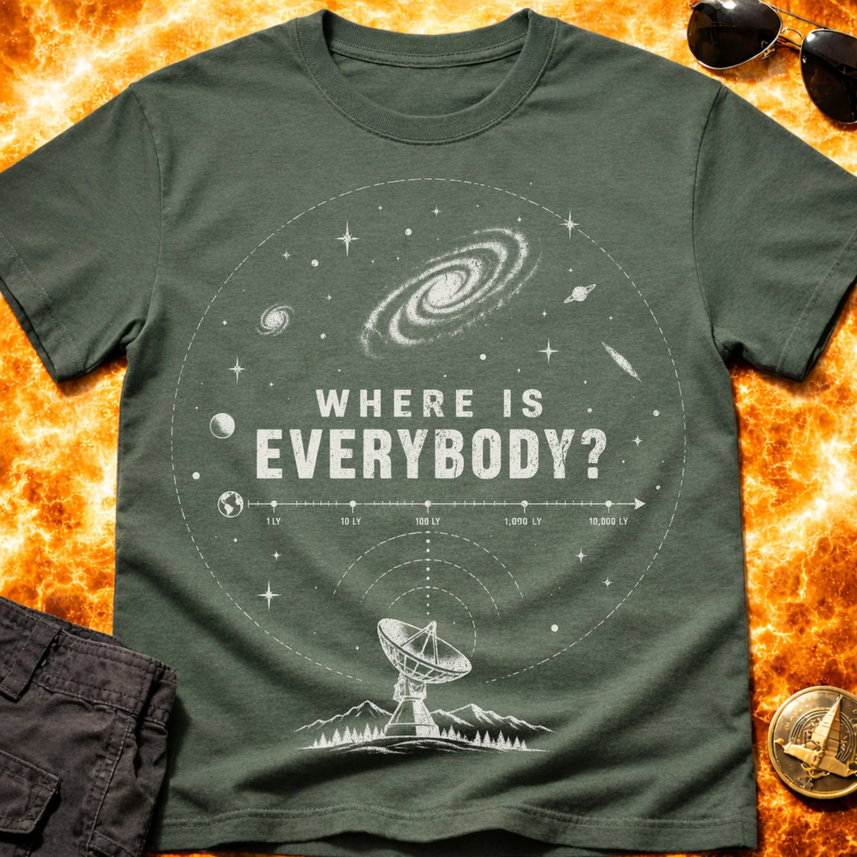 Where Is Everybody T-Shirt product image 5