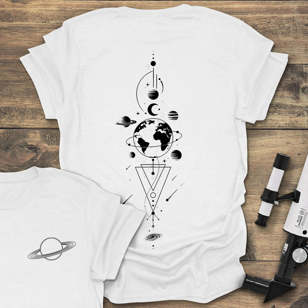 Geometric Earth Back Print product image 1