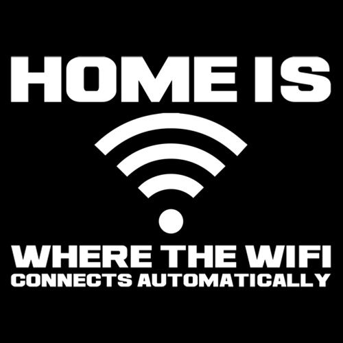 Home Is Where The WIFI Connects Automatically T-Shirt product image 2
