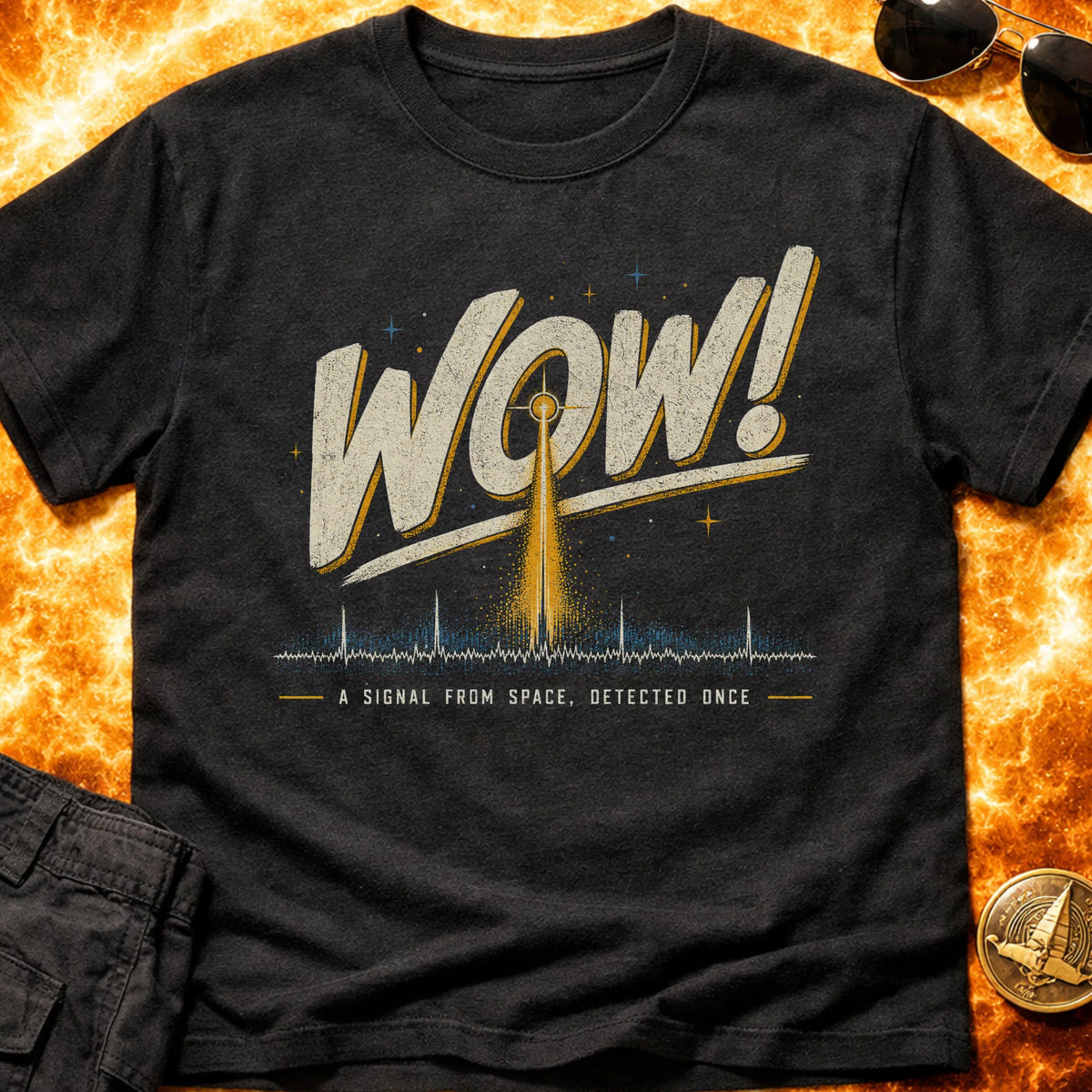 WOW Signal Bold T-Shirt product image 1