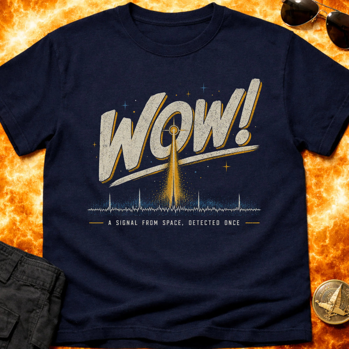 WOW Signal Bold T-Shirt product image 6
