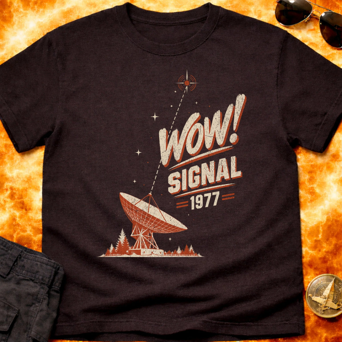 WOW Signal Dish T-Shirt product image 1