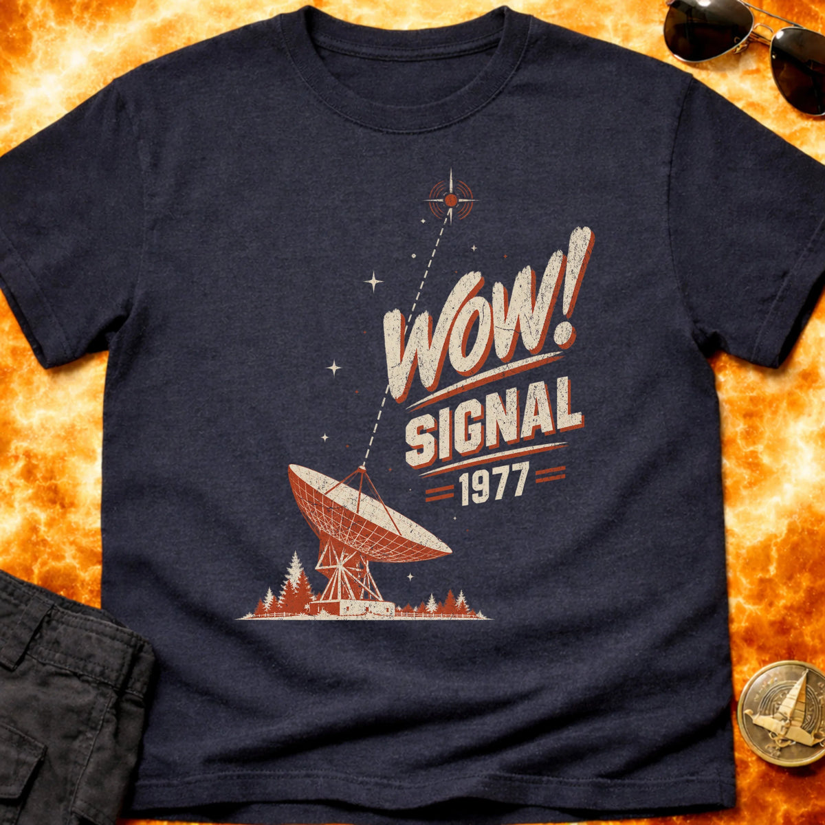 WOW Signal Dish T-Shirt product image 2