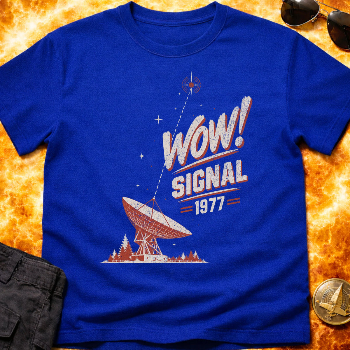 WOW Signal Dish T-Shirt product image 5