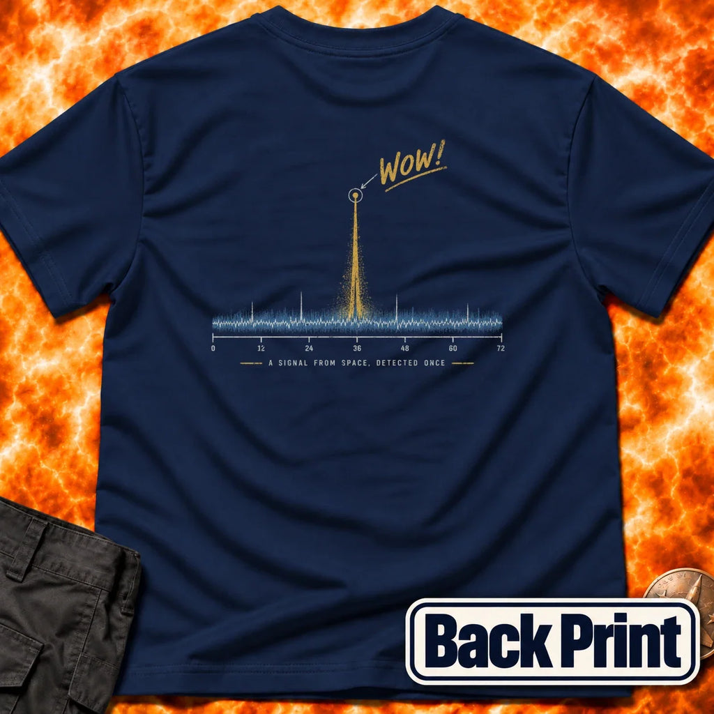WOW Signal From Space Back Print T-Shirt product image 2