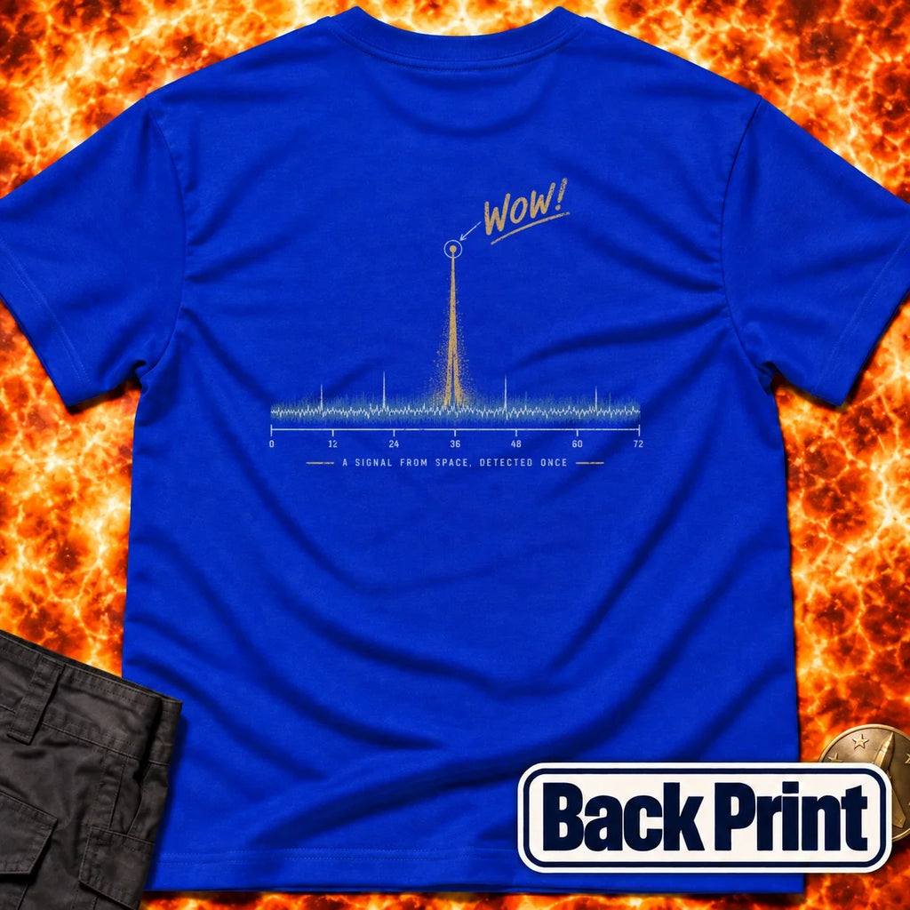 WOW Signal From Space Back Print T-Shirt product image 5