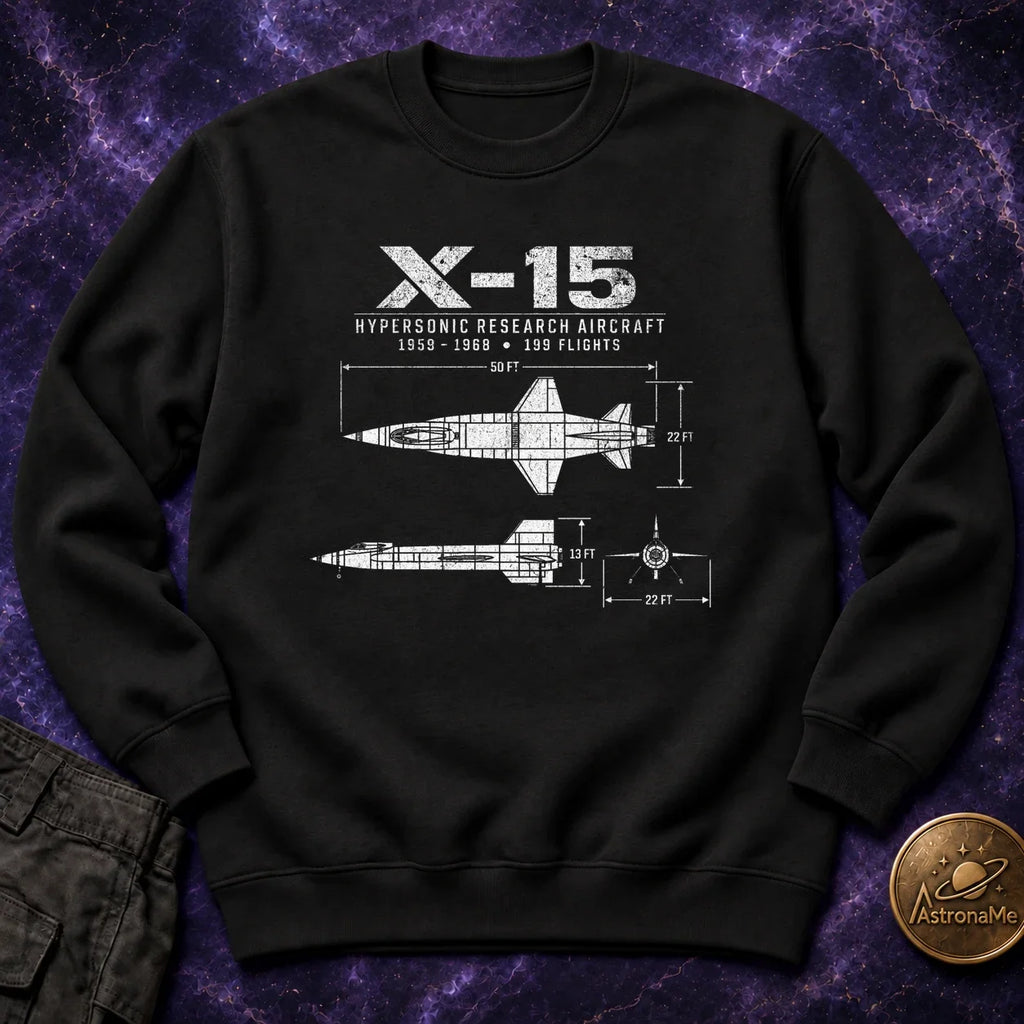 X-15 Schematic Crewneck Sweatshirt product image 5