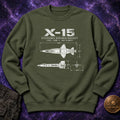 X-15 Schematic Crewneck Sweatshirt product image 1