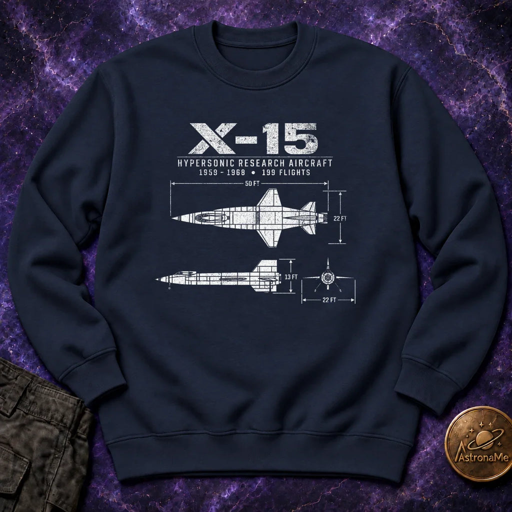 X-15 Schematic Crewneck Sweatshirt product image 4
