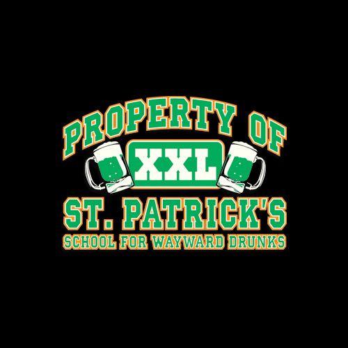 Property Of St. Patrick's School For Wayward Drunks T-Shirt product image 2