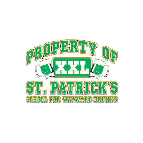 Property Of St. Patrick's School For Wayward Drunks T-Shirt product image 2