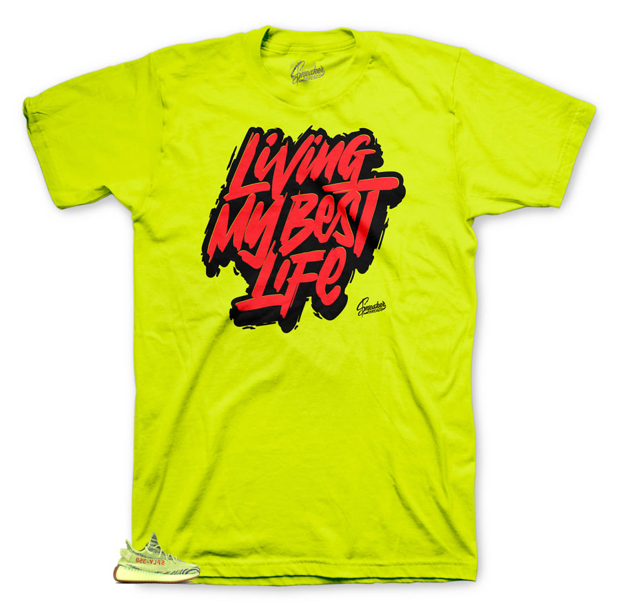 Frozen Yellow Living Life Shirt